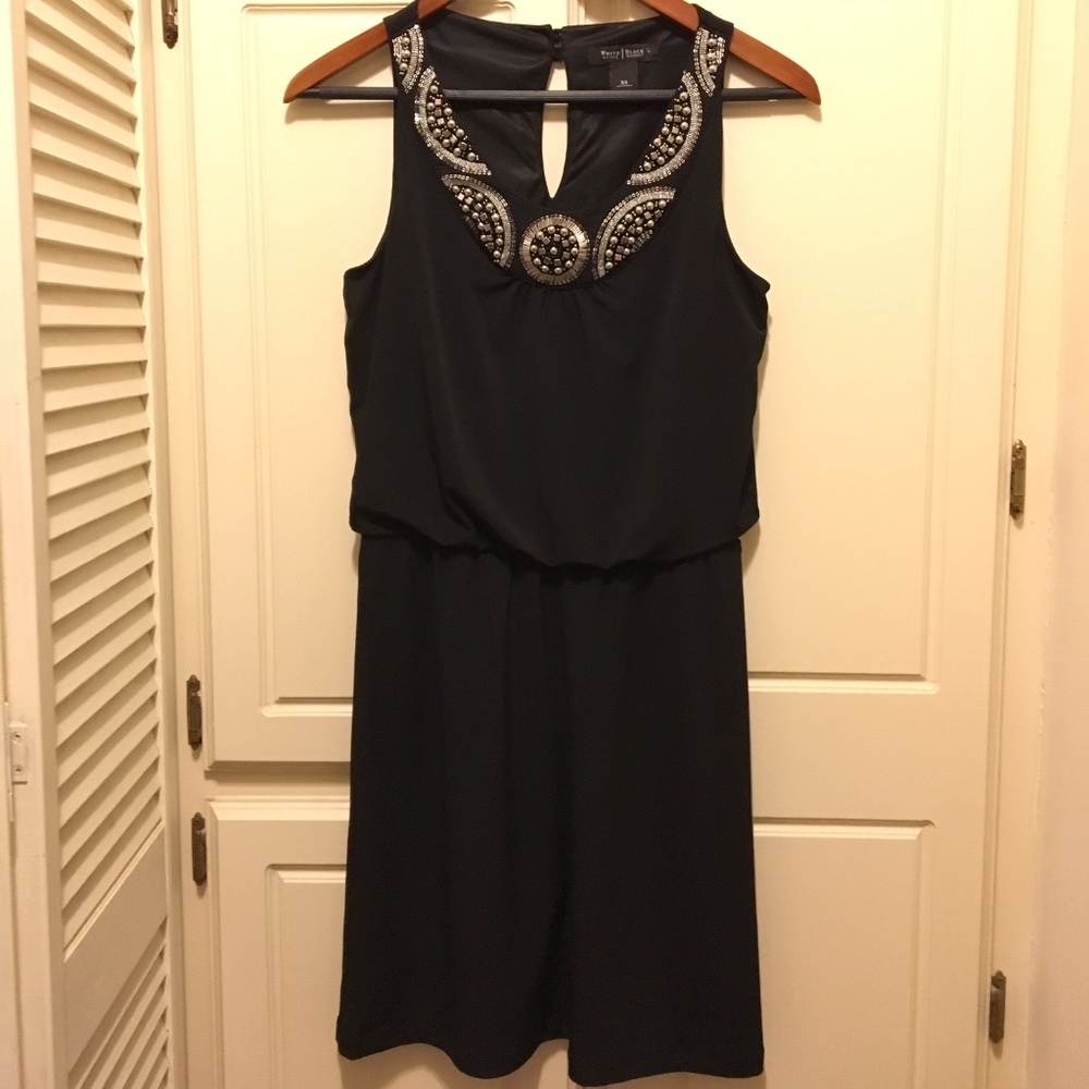 WHBM Sleeveless Dress - Black